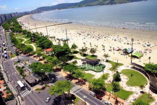 Calçadão da Orla de Santos