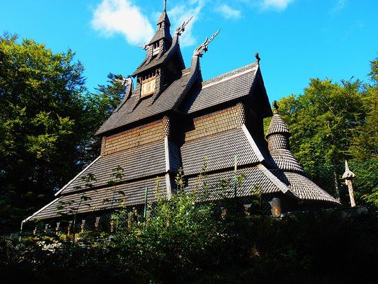 Iglesia de madera de Fantoft