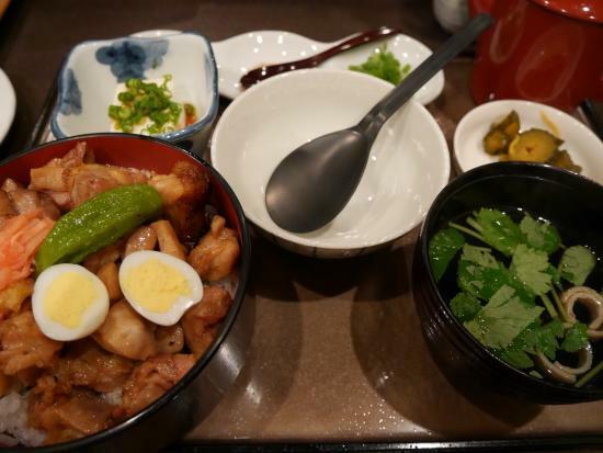 Charcoal fire grilled chicken Moriho